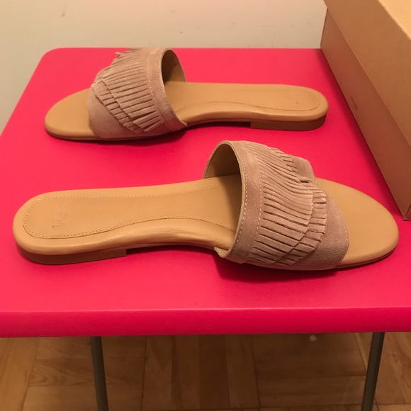 Ugg Binx Fringe Thong Sandals - Picture 4 of 6